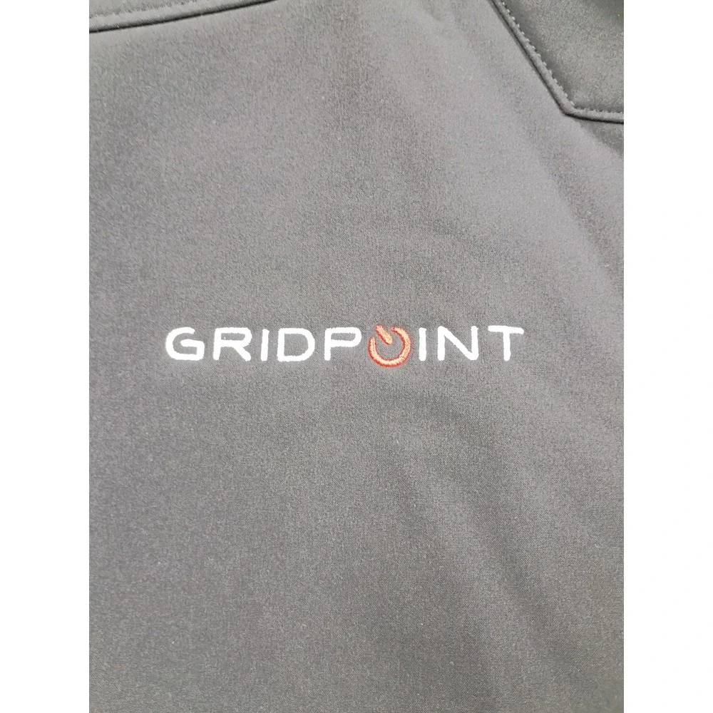 The North Face Softshell Jacket Mens XL Black GridPoint Apex Bionic Windproof